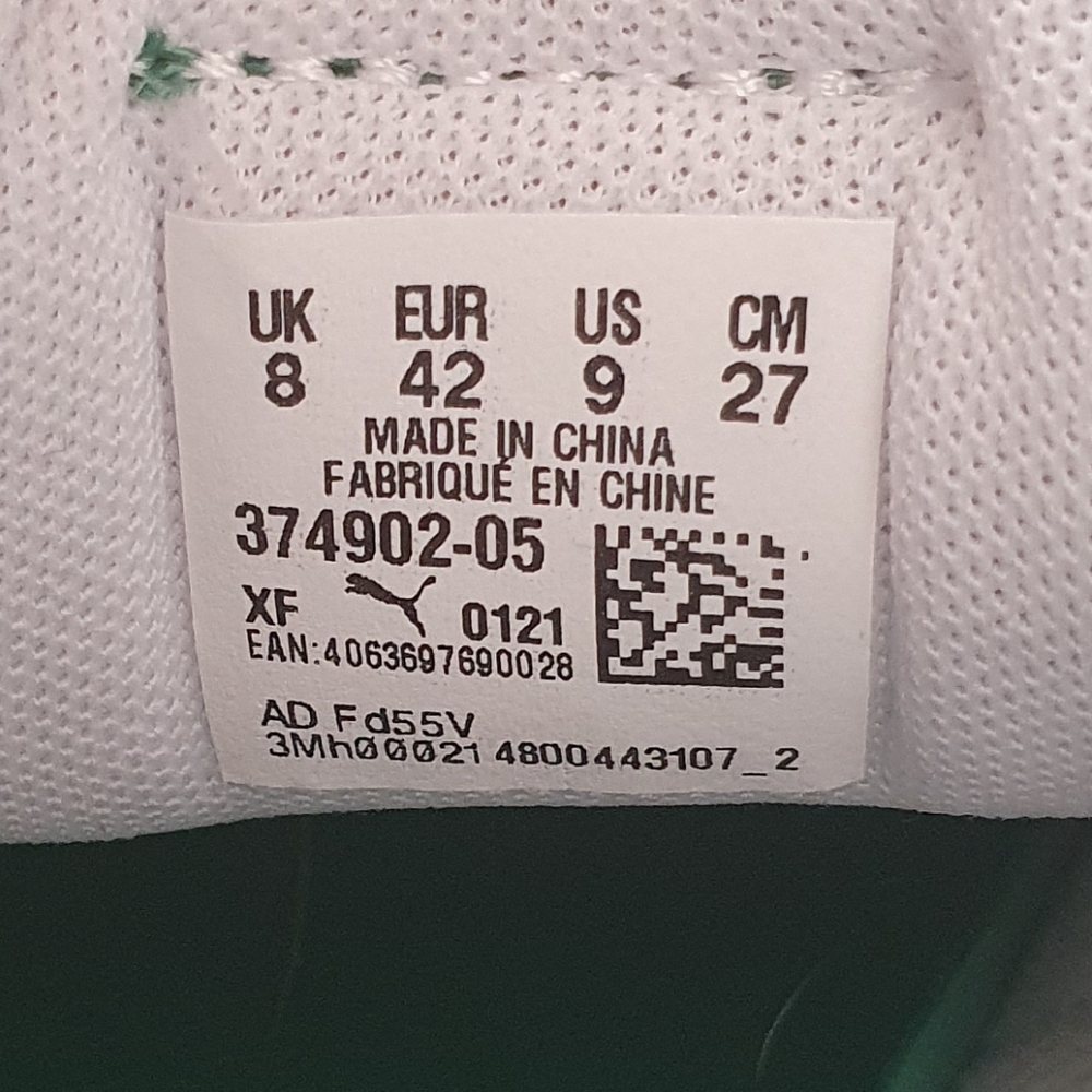 Puma Pro Serve Lite Bnwot Leather Trainers Unisex Uk8 White New. - Picture 11 of 11